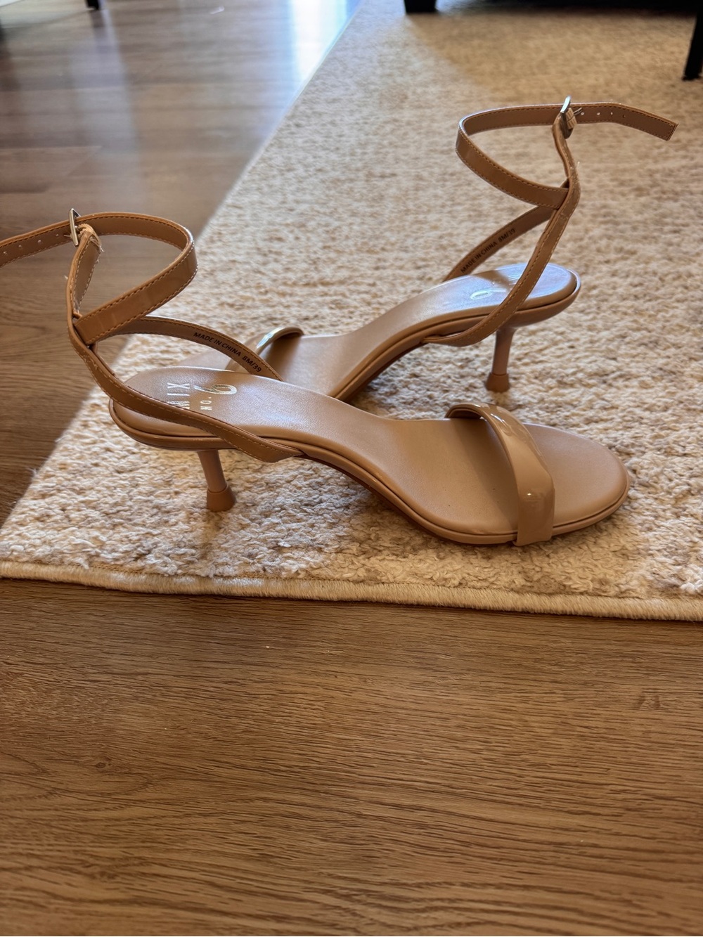 Mix No. 6 Patent Nude Ankle-Strap Heels - Picture 2 of 2